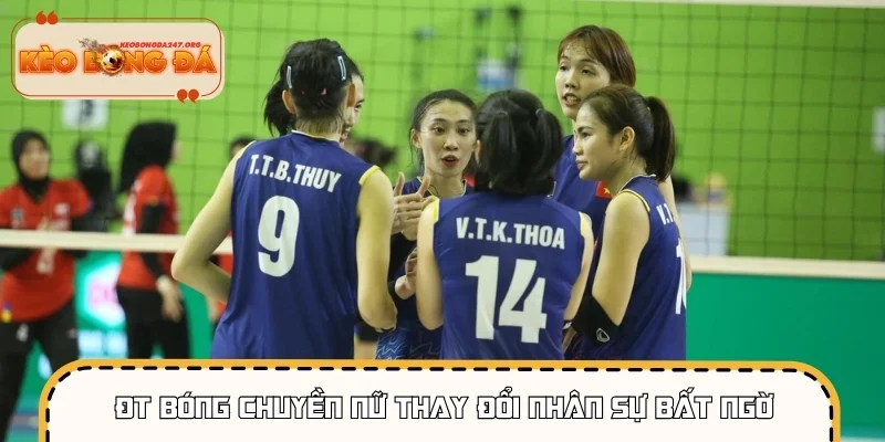 ĐT bóng chuyền nữ Việt Nam có sự thay đổi nhân sự bất ngờ